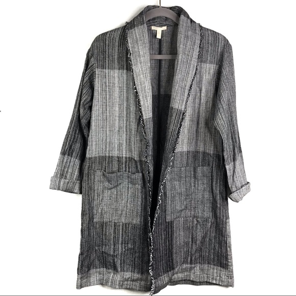 Eileen Fisher Jackets & Blazers - Eileen Fisher | Women’s Open Front Fringe Jacket